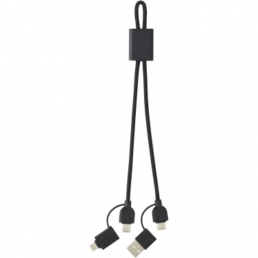 Logotrade promotional merchandise picture of: Connect 6-in-1 RCS recycled aluminium 45W quick charge & data transfer cable