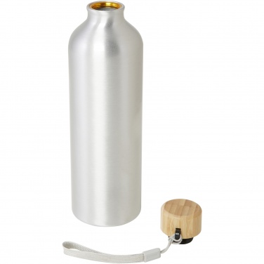 Logo trade promotional item photo of: Malpeza 770 ml RCS certified recycled aluminium water bottle