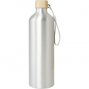 Logo trade promotional merchandise picture of: Malpeza 1000 ml RCS certified recycled aluminium water bottle