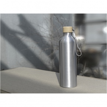 Logotrade promotional merchandise image of: Malpeza 1000 ml RCS certified recycled aluminium water bottle