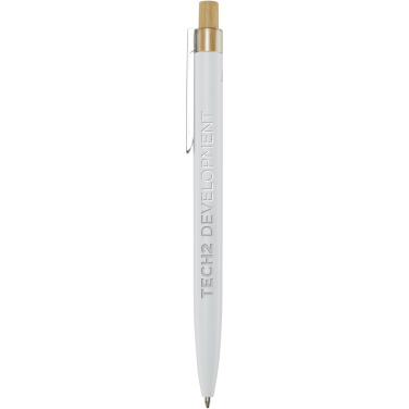 Logo trade advertising product photo of: Nooshin recycled aluminium ballpoint pen (black ink)