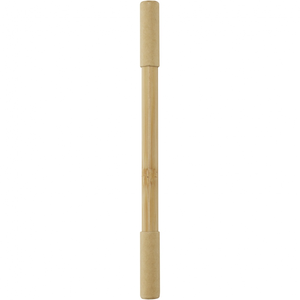 Logo trade corporate gifts image of: Samambu bamboo duo pen