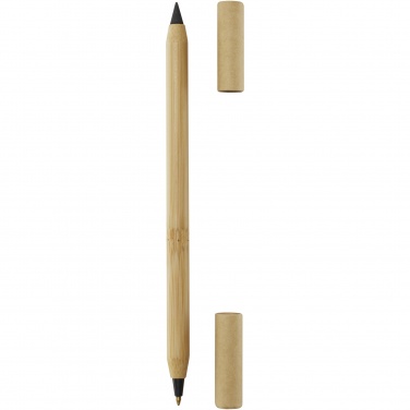 Logo trade promotional giveaway photo of: Samambu bamboo duo pen