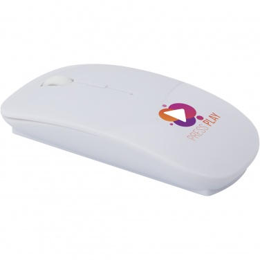 Logo trade advertising products picture of: Menlo RCS recycled plastic wireless mouse 