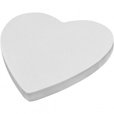 Logotrade corporate gift image of: Sticky-Mate® heart-shaped recycled sticky notes