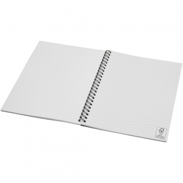 Logo trade promotional merchandise image of: Desk-Mate® A5 colour spiral notebook