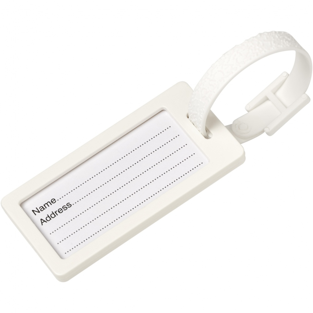 Logo trade promotional products picture of: River recycled window luggage tag