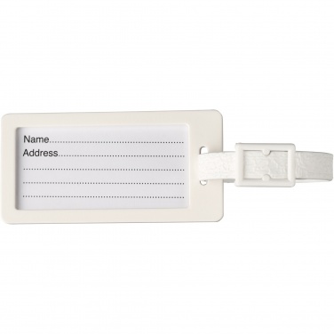 Logo trade advertising products image of: River recycled window luggage tag