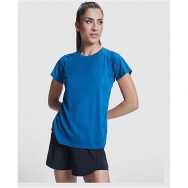 Logo trade promotional items image of: Bahrain short sleeve women's sports t-shirt