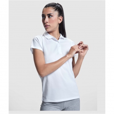 Logo trade promotional giveaway photo of: Monzha short sleeve women's sports polo