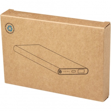 Logo trade promotional giveaways picture of: Pep 4000 mAh Type-C recycled aluminium power bank 