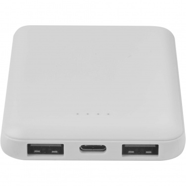 Logo trade promotional item photo of: Asama 5000 mAh Type-C recycled plastic power bank