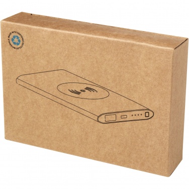 Logotrade promotional giveaways photo of: Juice 4000 mAh Type-C recycled aluminium wireless power bank 