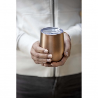 Logotrade promotional giveaway picture of: Corzo 350 ml RCS certified recycled stainless steel copper vacuum insulated cup