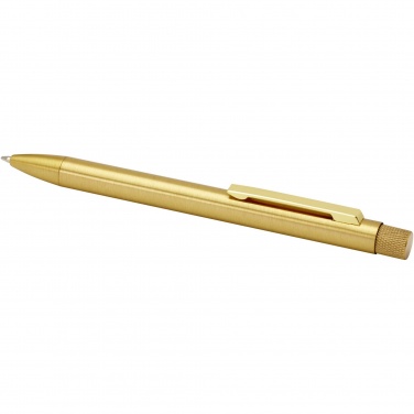 Logo trade promotional product photo of: Beatriz recycled brass ballpoint pen