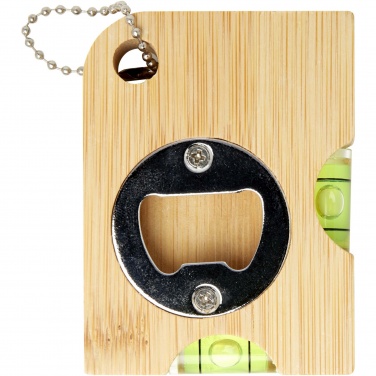 Logo trade advertising products picture of: Levo bamboo bottle opener with level 