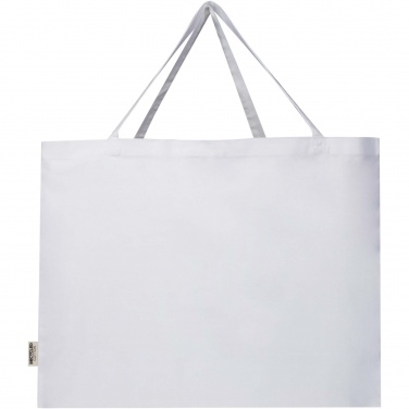 Logotrade promotional gift image of: Odessa 220 g/m² GRS recycled cotton large tote bag