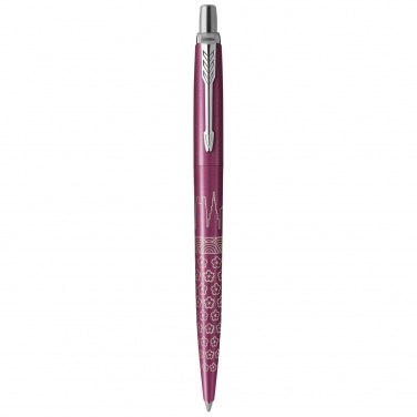 Logotrade promotional item image of: Parker Jotter SE Global Icons colour trim ballpoint pen