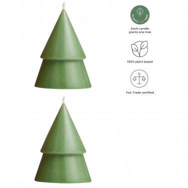 Logotrade advertising product image of: Originalhome Xmas tree candle set of 2 - M