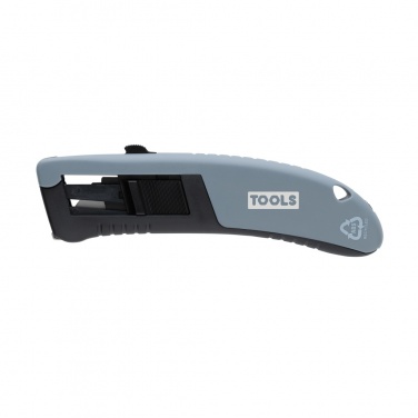 Logotrade promotional gift image of: RCS certified recycled plastic Auto retract safety knife