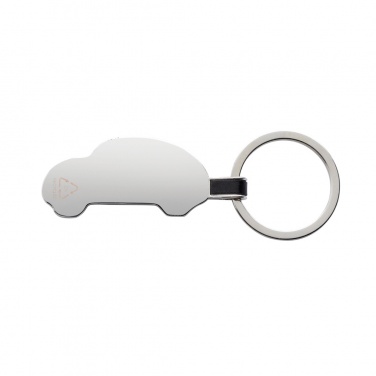 Logotrade promotional merchandise image of: RCS recycled zinc alloy car keyring