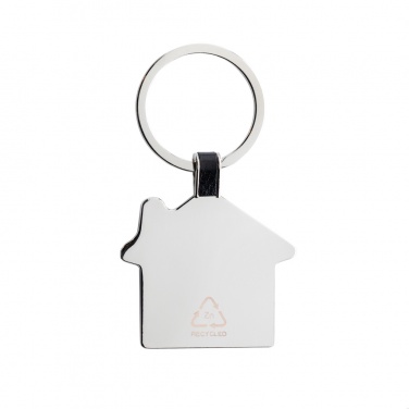Logotrade promotional item picture of: RCS recycled zinc alloy house keyring