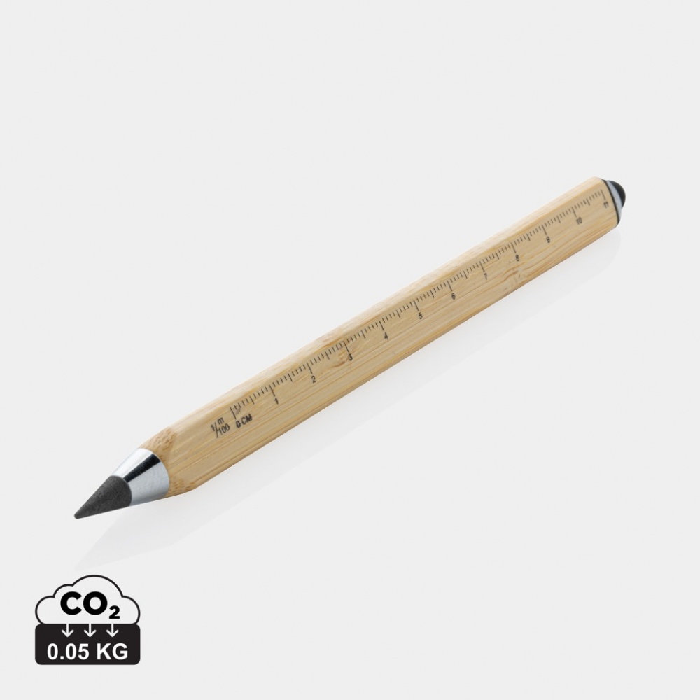 Logo trade promotional items picture of: Eon bamboo infinity multitasking pen