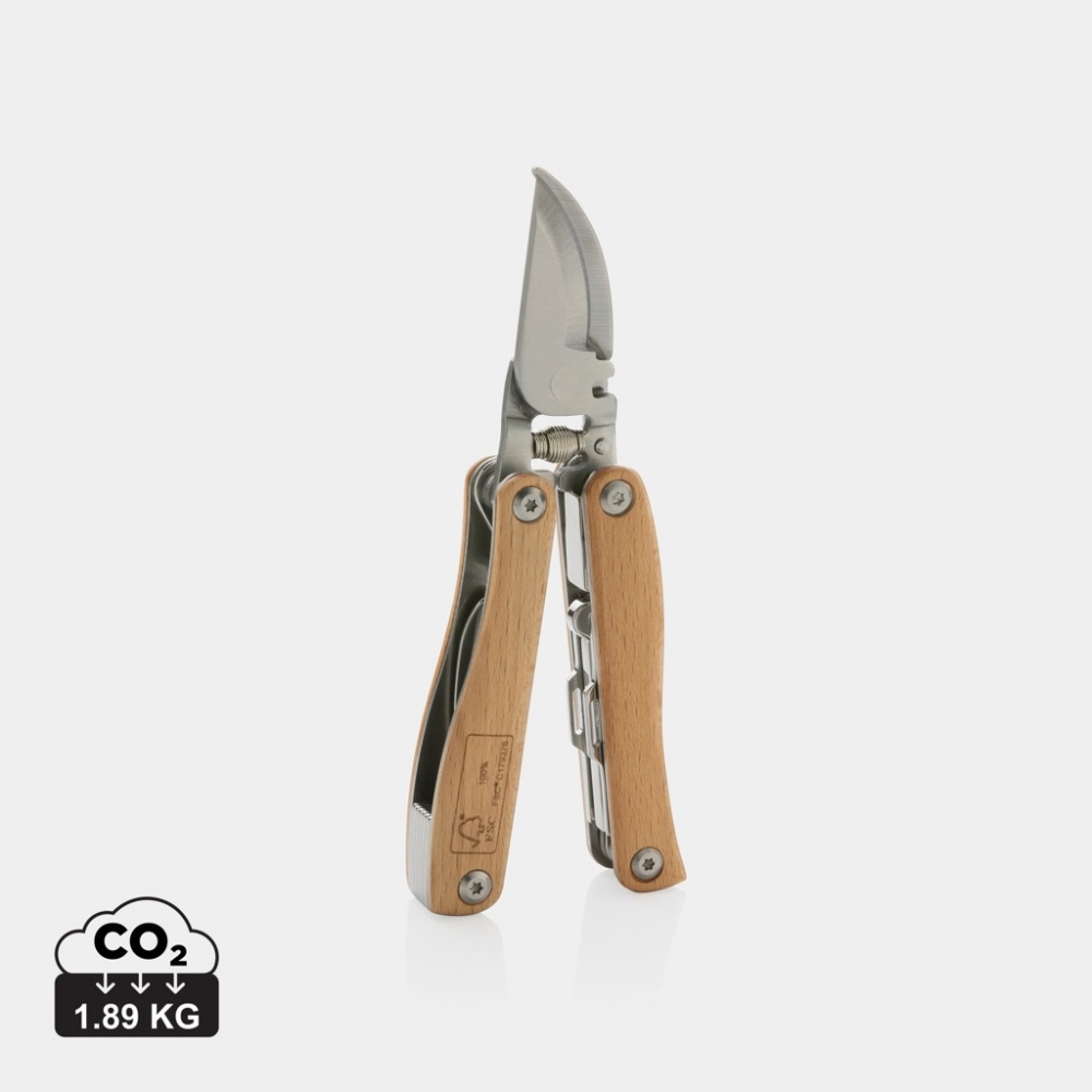 Logotrade promotional item picture of: Wooden garden multi-tool