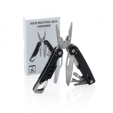 Logotrade promotional item image of: Solid multitool with carabiner