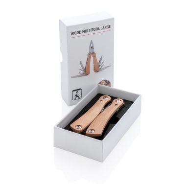 Logo trade corporate gift photo of: Wood multitool