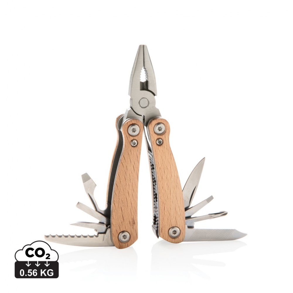 Logo trade business gift photo of: Wood multitool mini