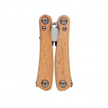 Logo trade promotional merchandise image of: Wood multitool mini