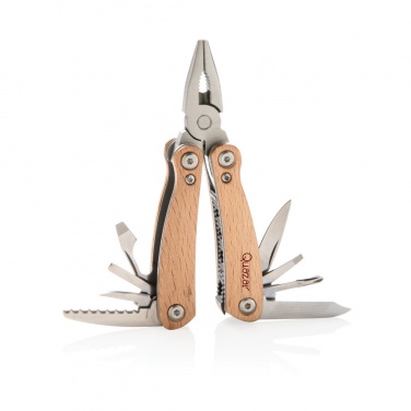 Logo trade promotional gift photo of: Wood multitool mini