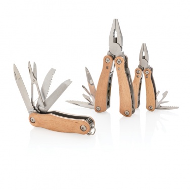 Logo trade promotional merchandise picture of: Wood multitool mini