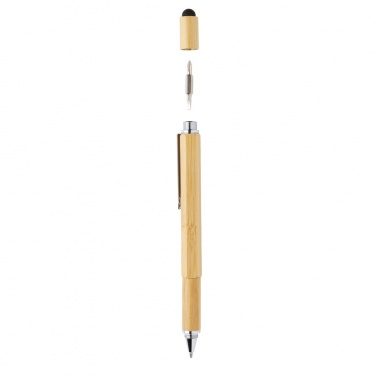 Logotrade promotional items photo of: Bamboo 5-in-1 toolpen