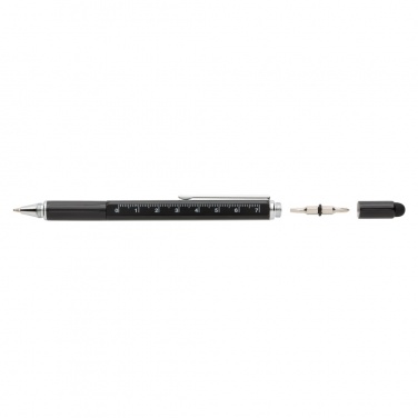 Logo trade promotional merchandise photo of: 5-in-1 aluminium toolpen