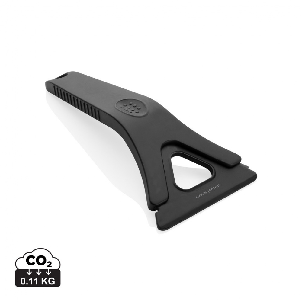 Logo trade promotional giveaway photo of: Polard RCS certified recycled plastic 3-in-1 ice scraper