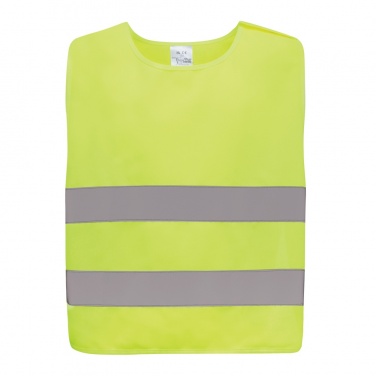 Logotrade advertising product image of: GRS recycled PET high-visibility safety vest 7-12 years