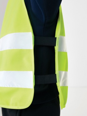 Logo trade promotional product photo of: GRS recycled PET high-visibility safety vest 7-12 years