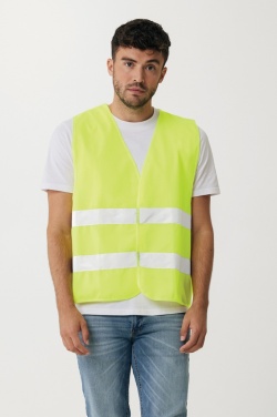 Logo trade promotional giveaways picture of: GRS recycled PET high-visibility safety vest