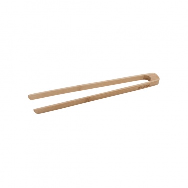 Logo trade promotional merchandise picture of: Ukiyo bamboo serving tongs