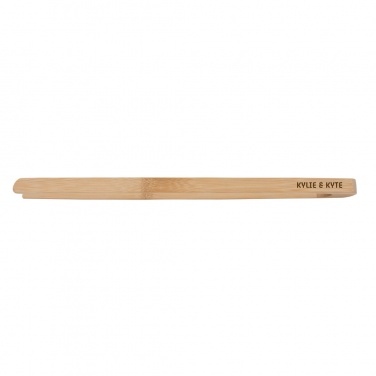 Logotrade promotional merchandise picture of: Ukiyo bamboo serving tongs