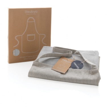 Logo trade promotional giveaways picture of: Ukiyo Aware™ 280gr rcotton deluxe apron