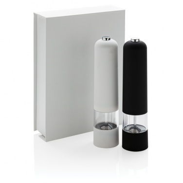 Logo trade corporate gifts picture of: Electric pepper and salt mill set