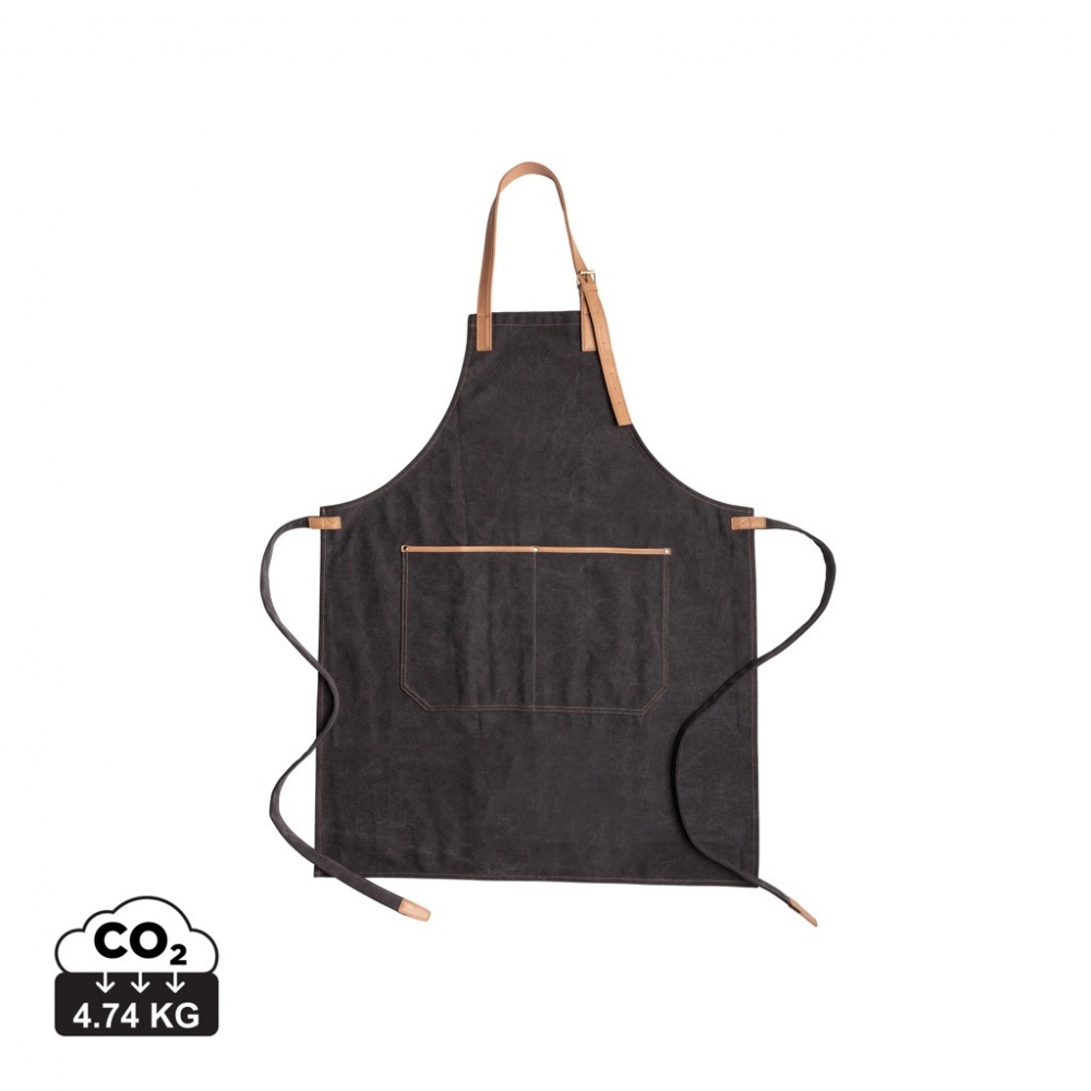 Logo trade promotional gifts picture of: Deluxe canvas chef apron