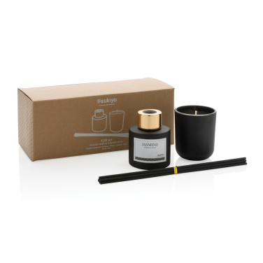 Logo trade promotional products image of: Ukiyo candle and fragrance sticks gift set
