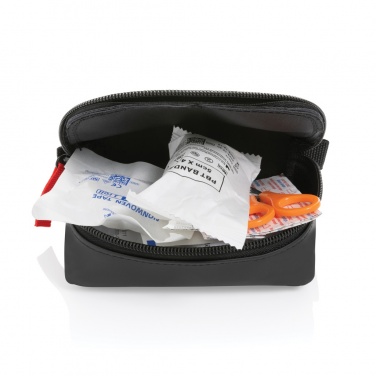 Logo trade promotional products picture of: RCS recycled nubuck PU pouch first aid set mailable