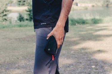 Logo trade promotional products image of: RCS recycled nubuck PU pouch first aid set mailable