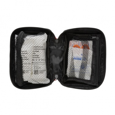 Logotrade corporate gift image of: RCS recycled nubuck PU pouch  first aid set