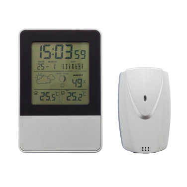 Logo trade promotional merchandise picture of: Indoor/outdoor weather station